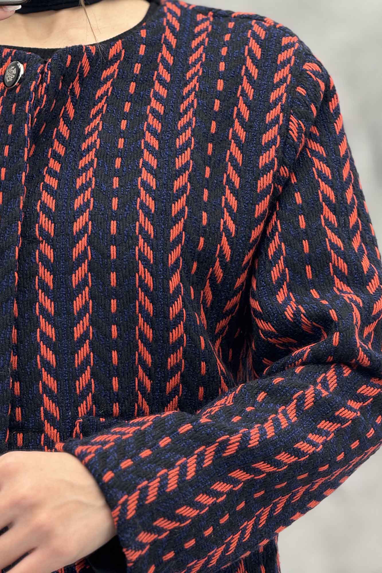 کت توییت پشمی یقه گرد NELA