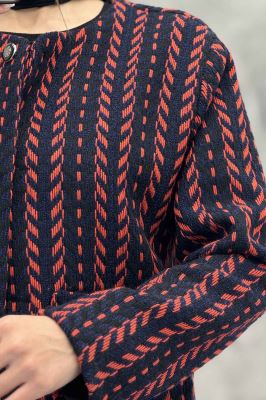 کت توییت پشمی یقه گرد NELA