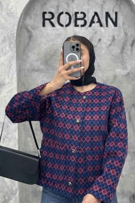 کت توییت پشمی یقه گرد NELA