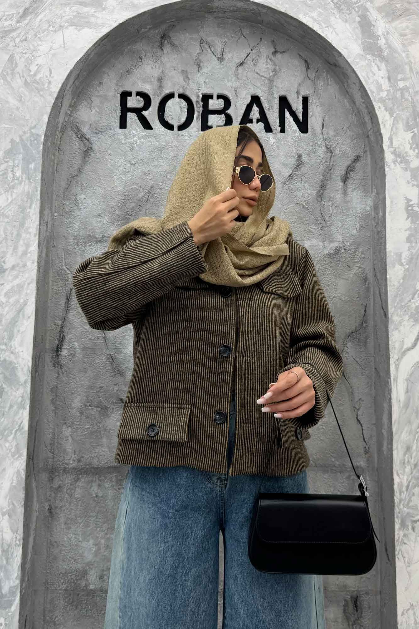 کت چهار جیب نما توییت پشمی آستردار