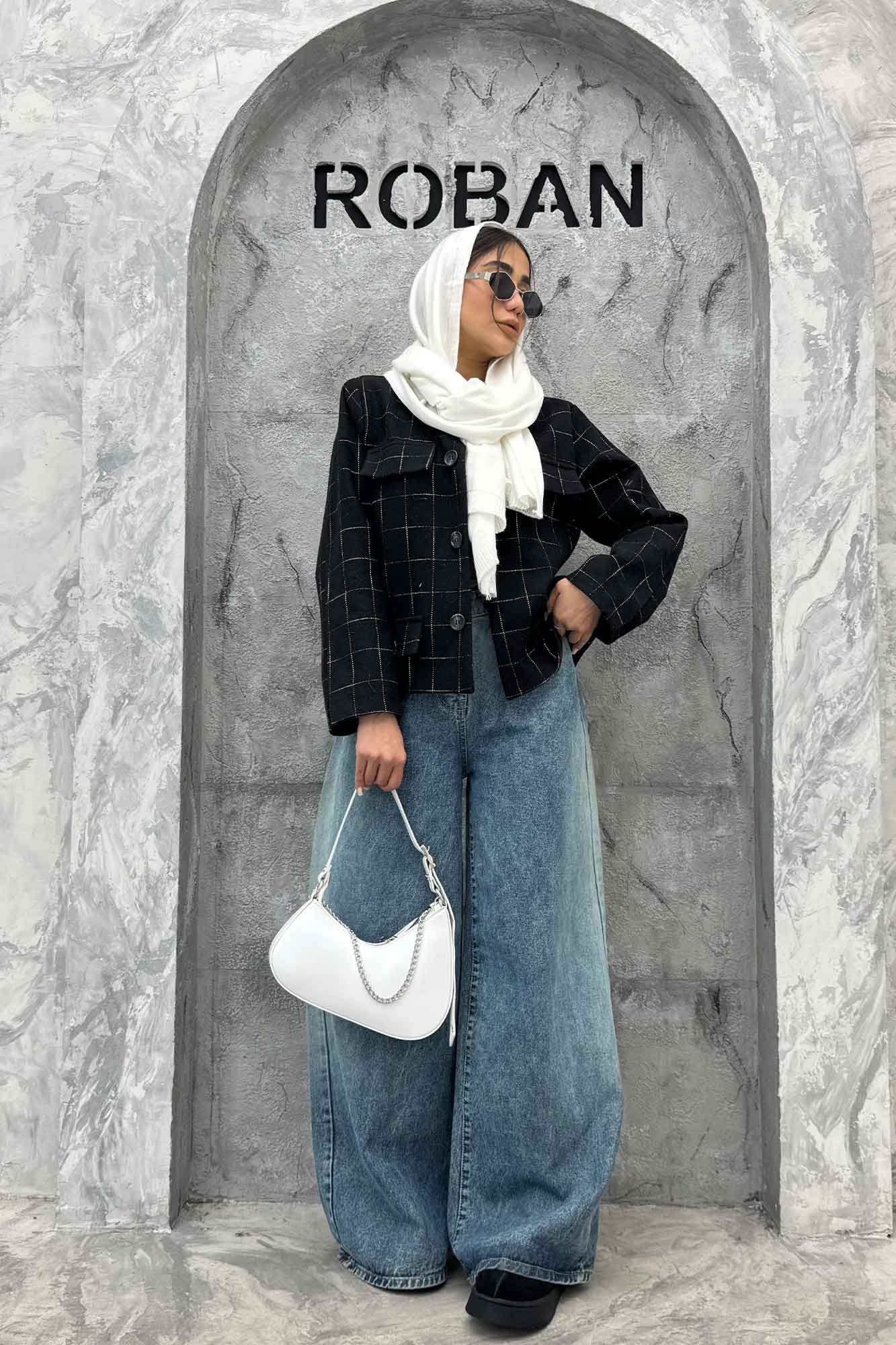 کت چهار جیب نما توییت پشمی آستردار