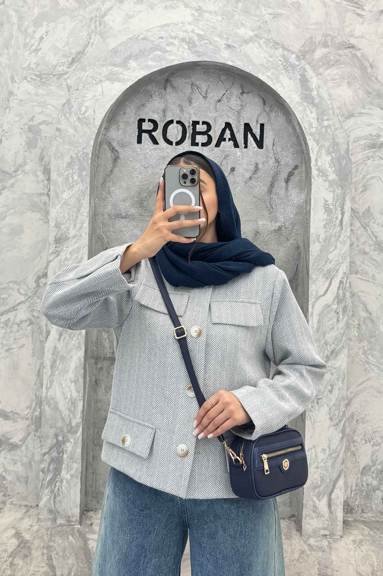 کت چهار جیب نما توییت پشمی آستردار