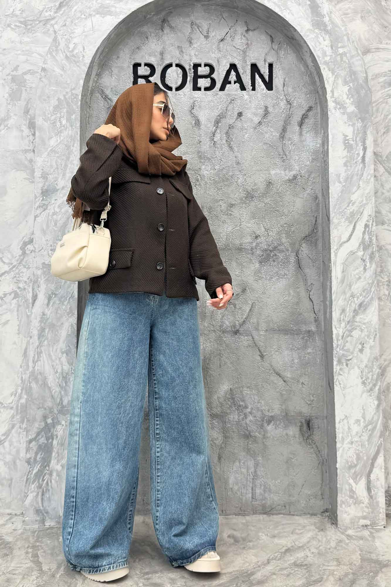 کت چهار جیب نما توییت پشمی آستردار