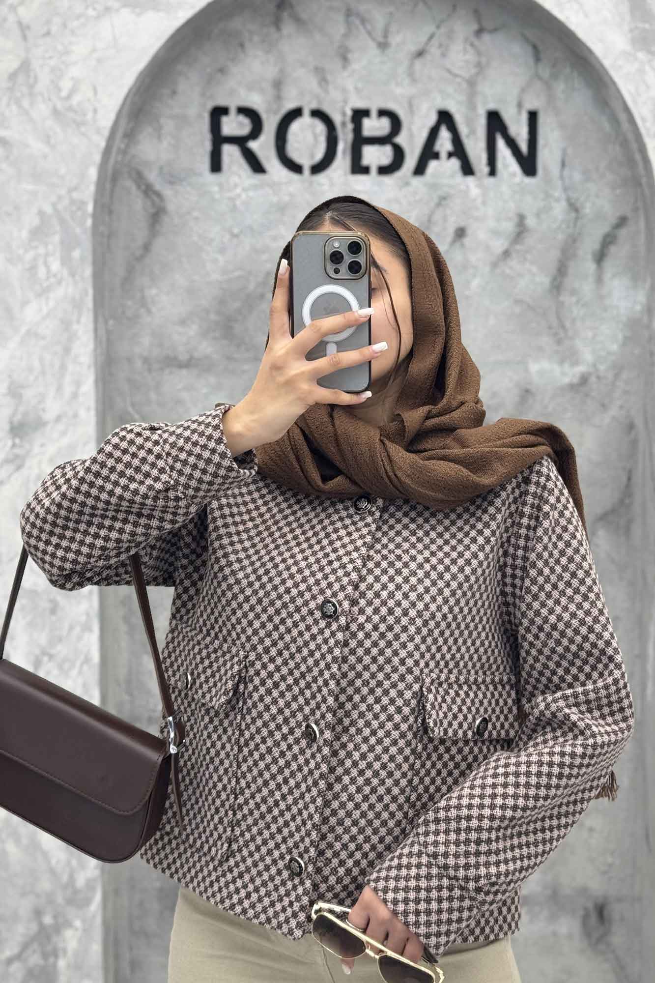 کت آستردار توییت پشمی دو جیب ژان