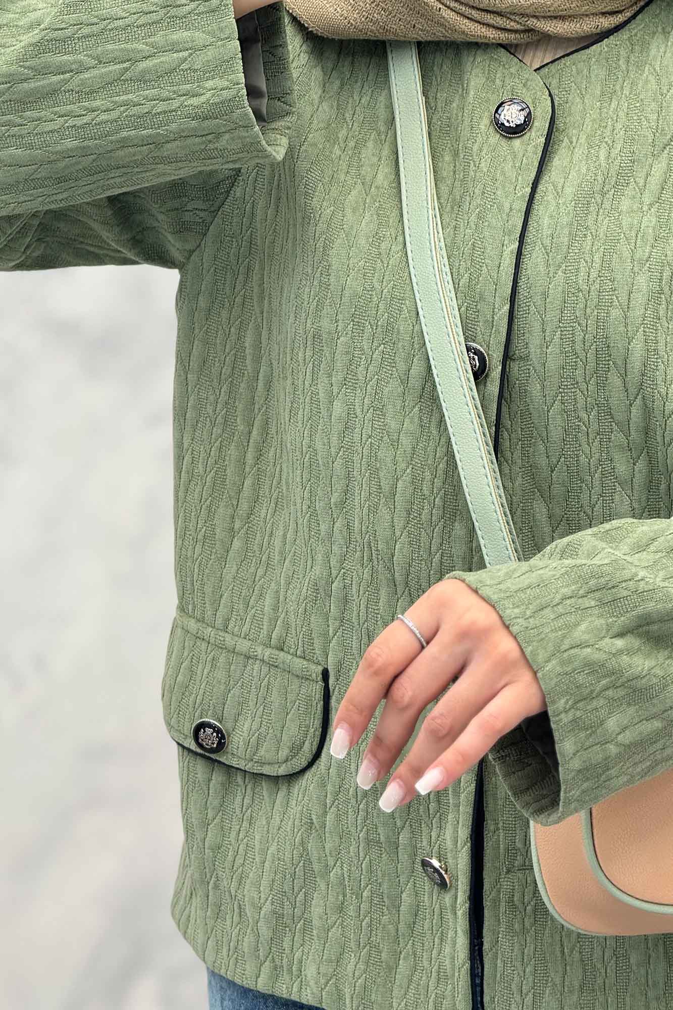 کت مراکشی آستردار مغزی دوزی مهوا