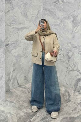 کت مراکشی آستردار مغزی دوزی مهوا