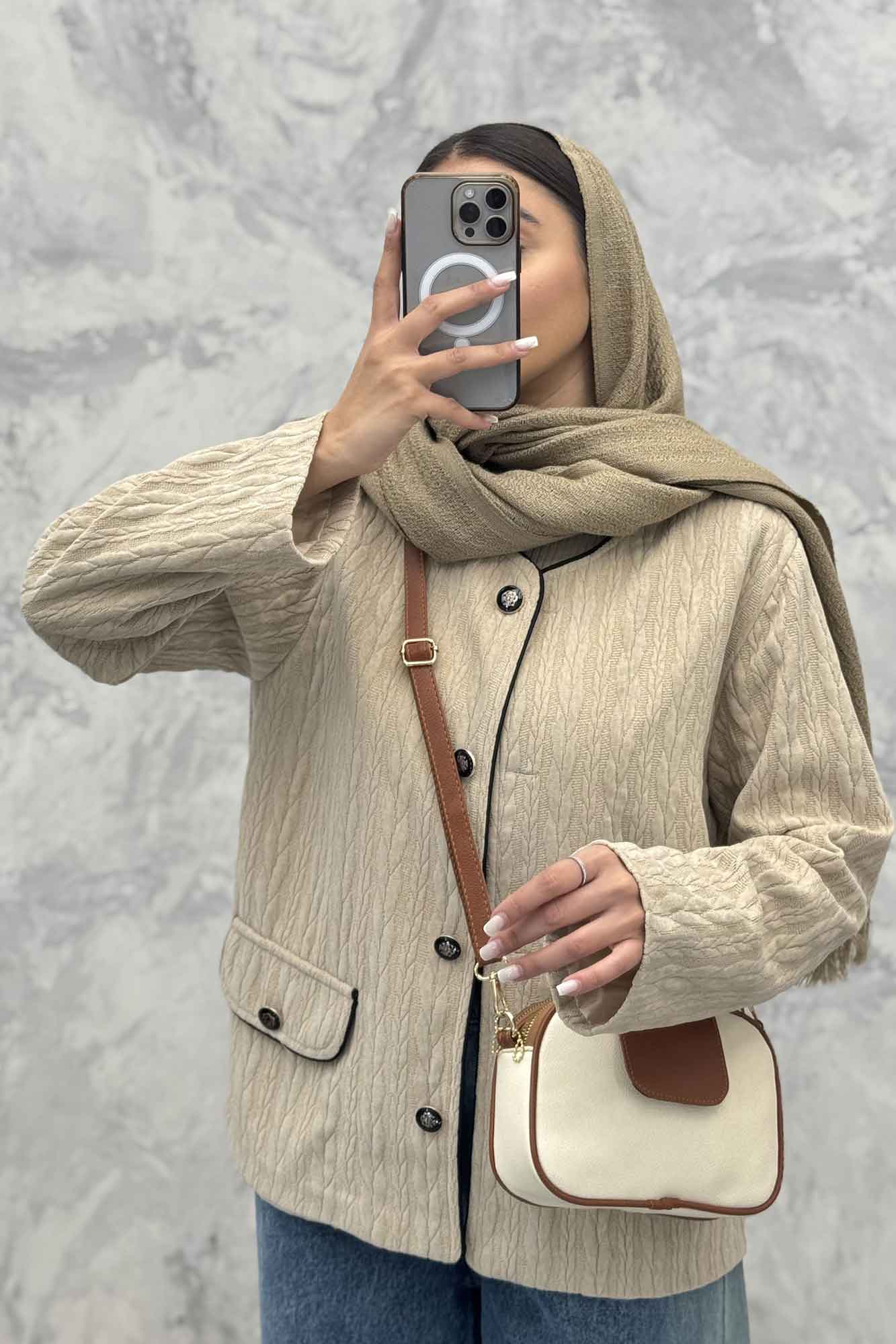 کت مراکشی آستردار مغزی دوزی مهوا