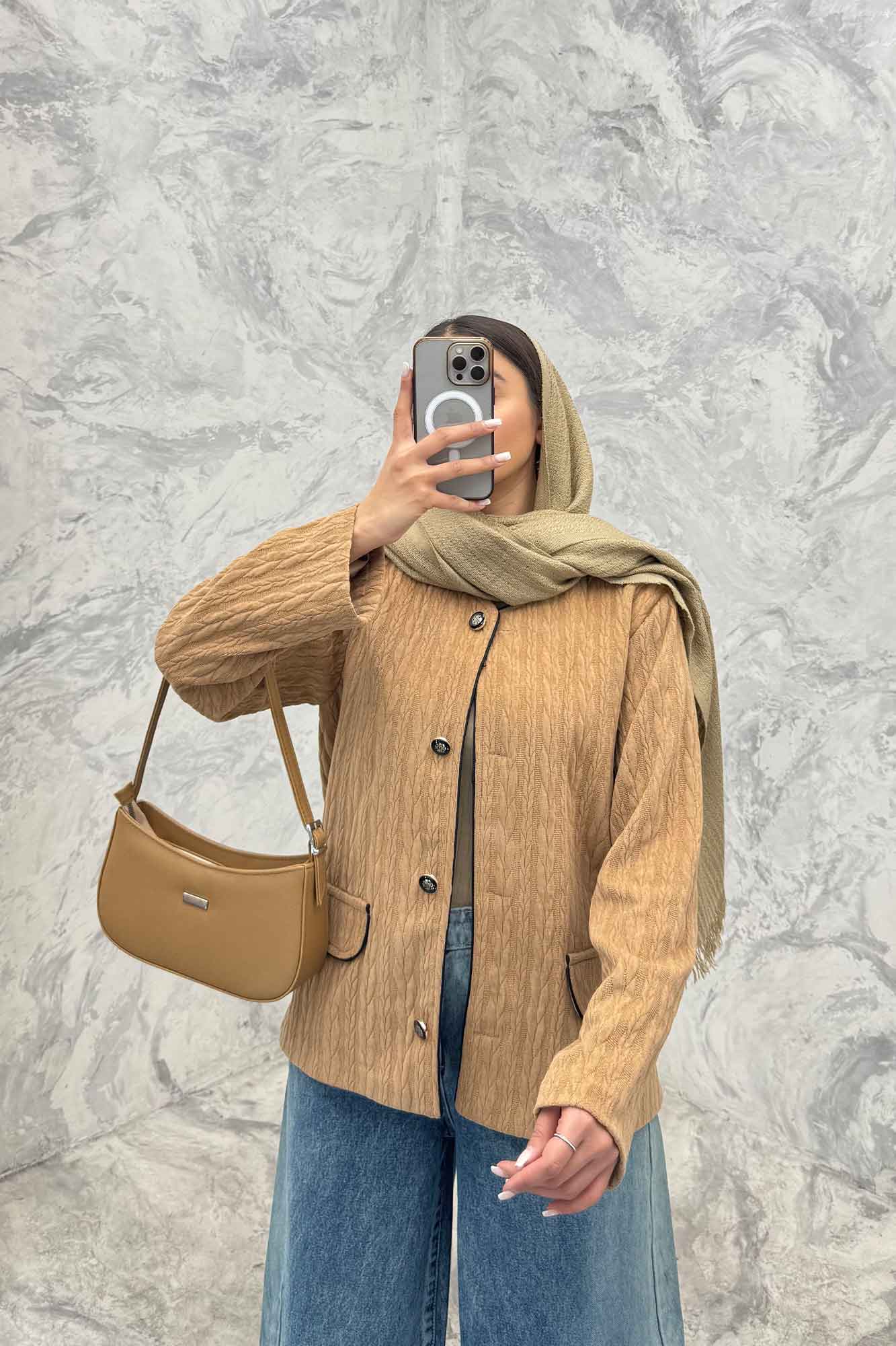 کت مراکشی آستردار مغزی دوزی مهوا