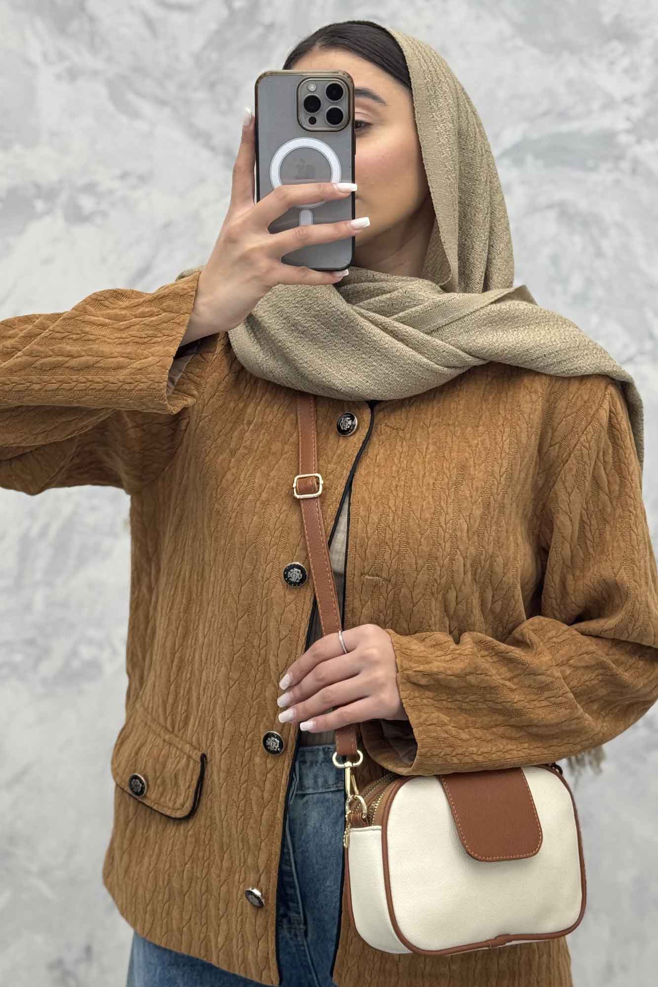 کت مراکشی آستردار مغزی دوزی مهوا