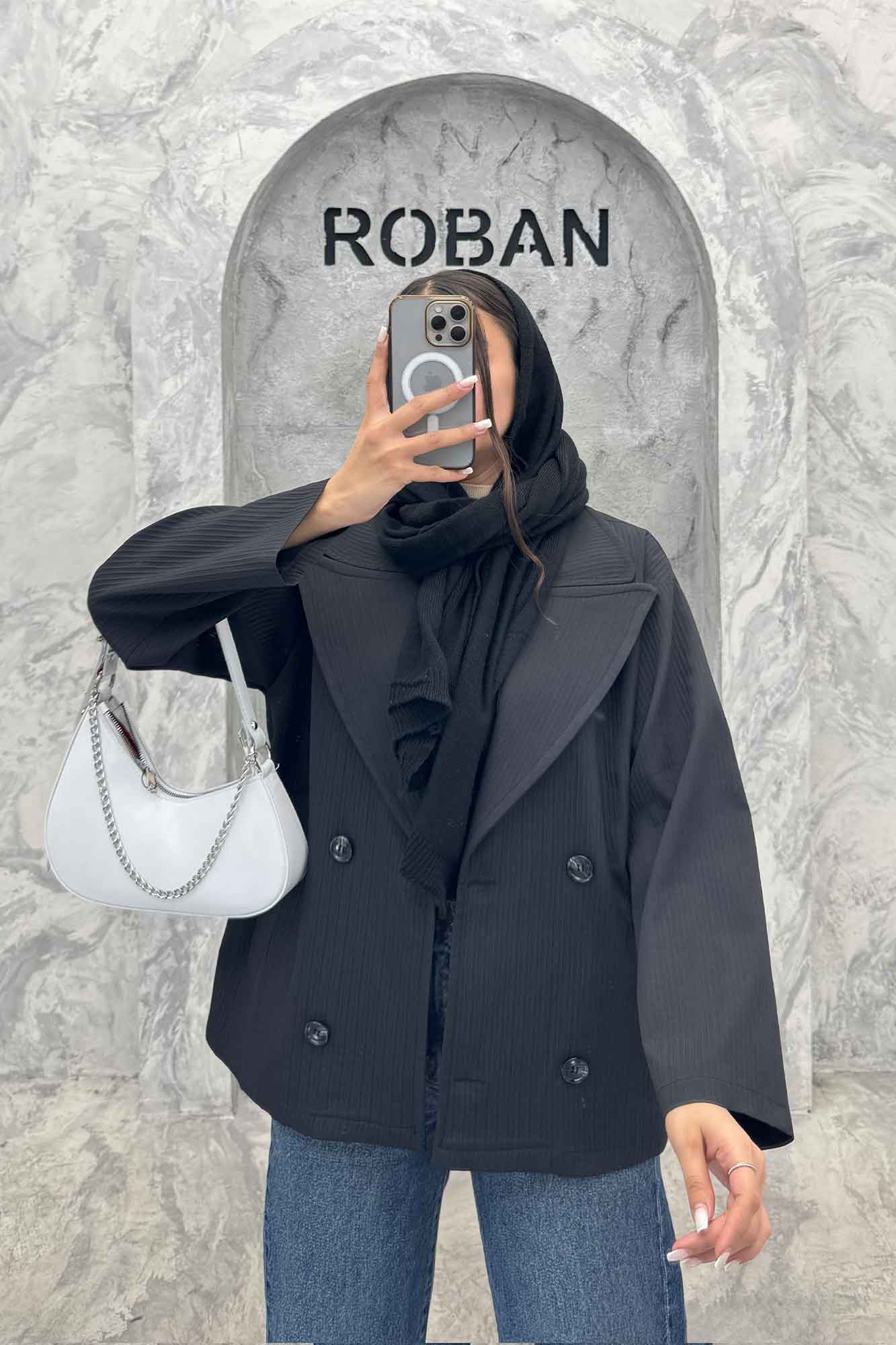 کت چهار دکمه سانتانا کرکره ای 