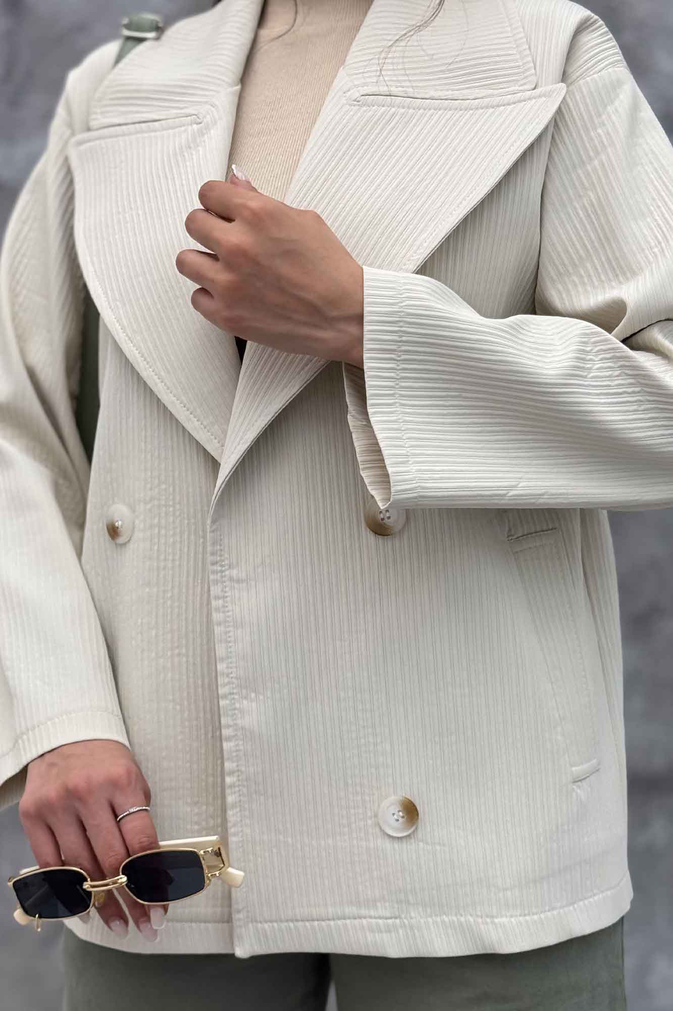 کت چهار دکمه سانتانا کرکره ای 