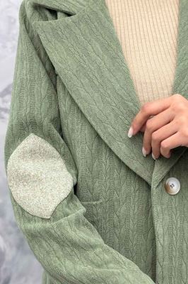 کت مراکشی آستردار تک دکمه نورث