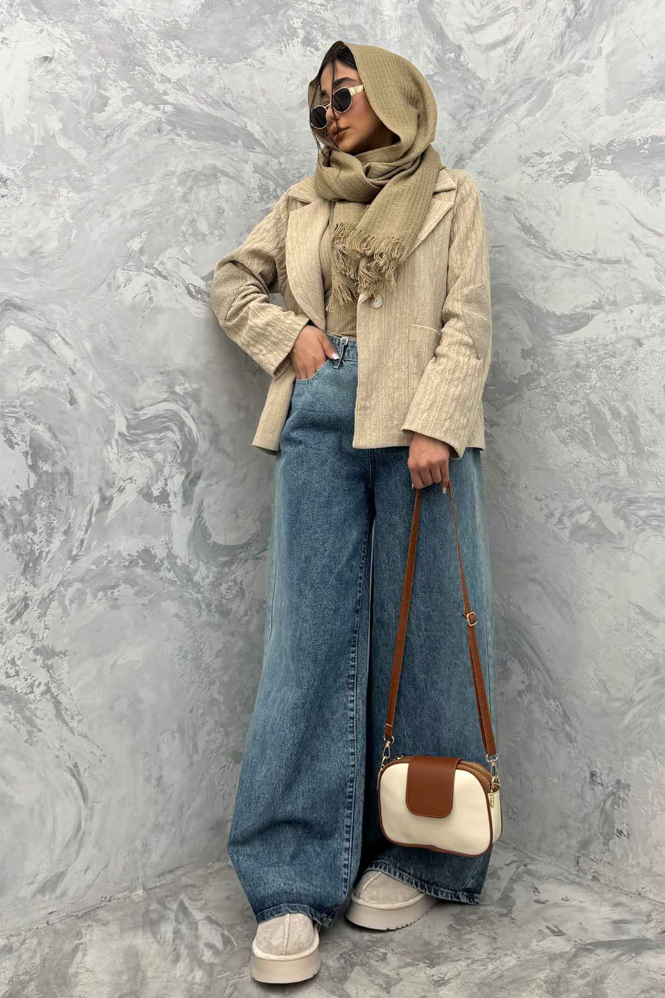 کت مراکشی آستردار تک دکمه نورث