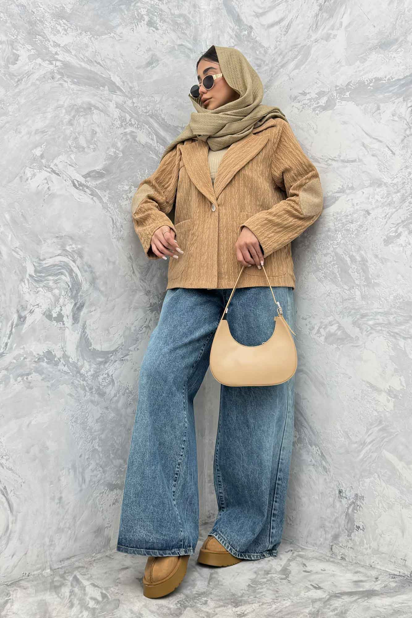 کت مراکشی آستردار تک دکمه نورث