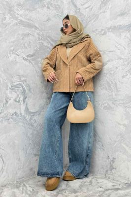 کت مراکشی آستردار تک دکمه نورث