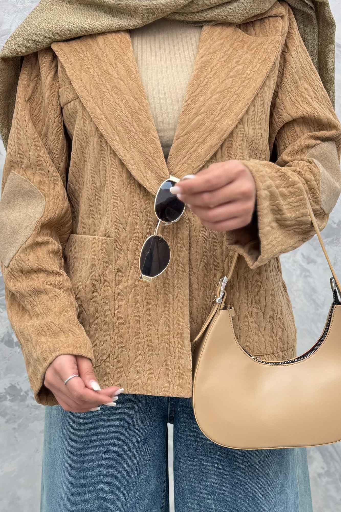 کت مراکشی آستردار تک دکمه نورث