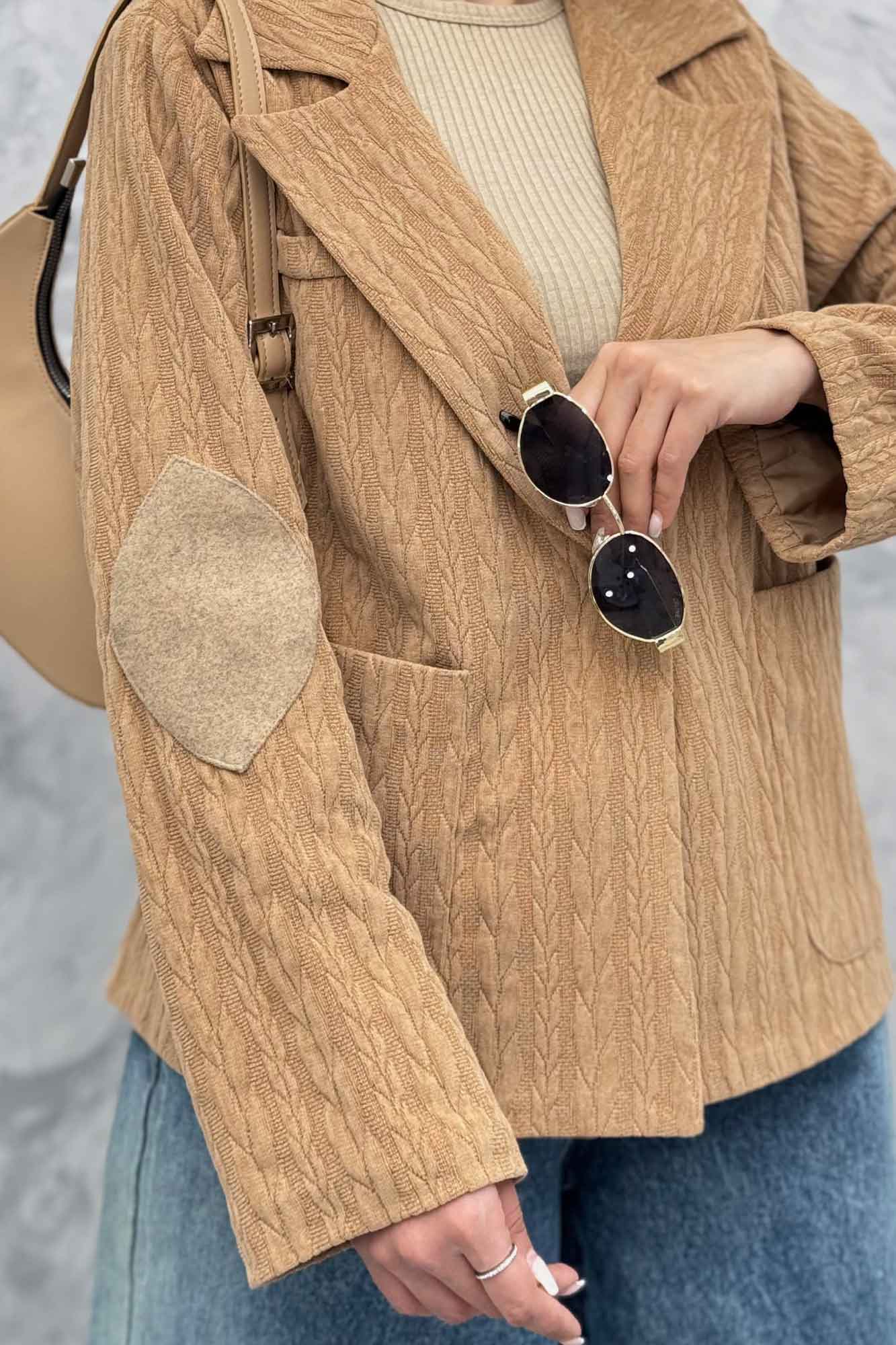 کت مراکشی آستردار تک دکمه نورث