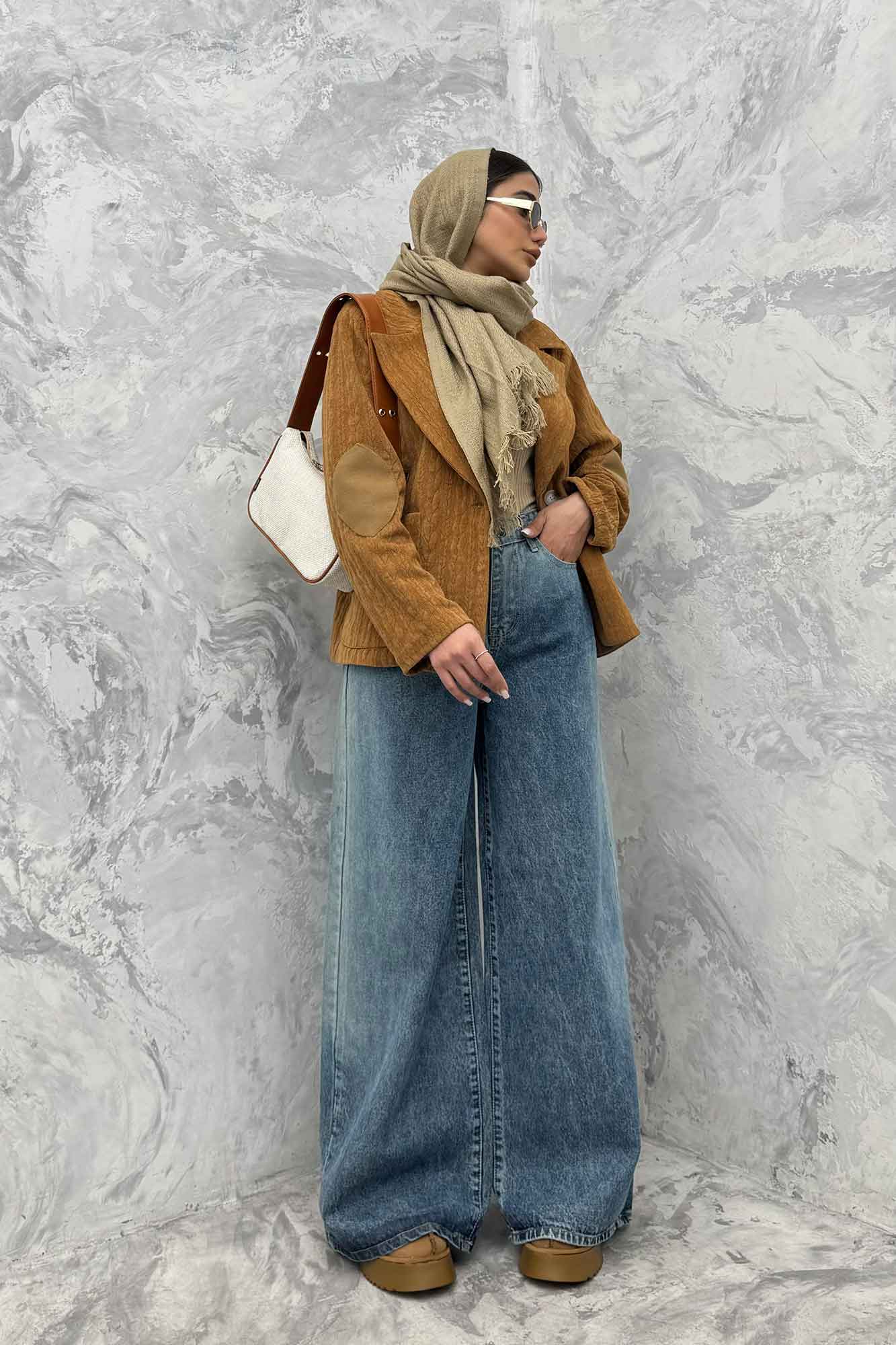 کت مراکشی آستردار تک دکمه نورث