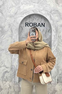 کت گپ یقه گرد آستردار والاس