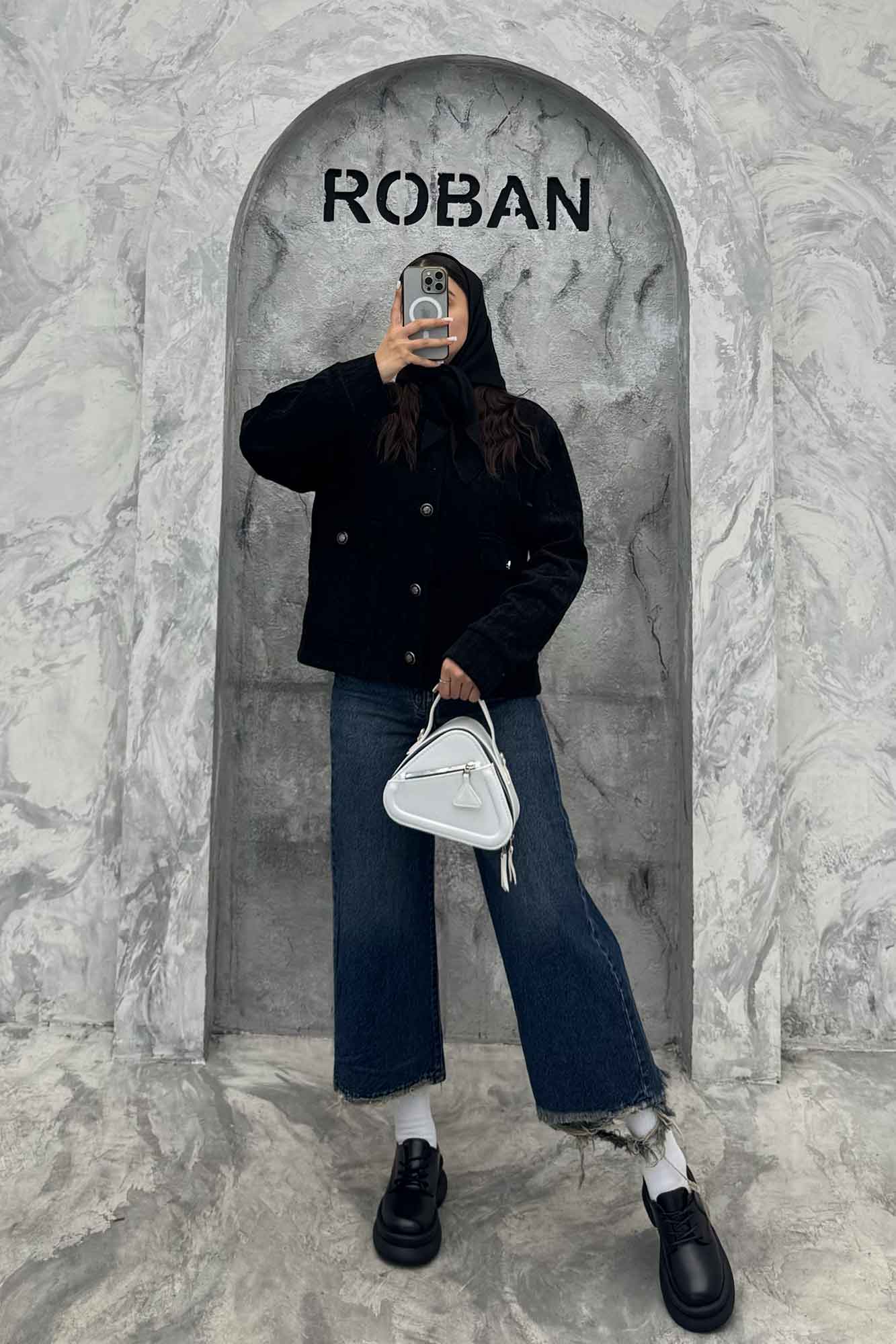 کت گپ یقه گرد آستردار والاس