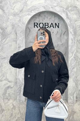 کت گپ یقه گرد آستردار والاس