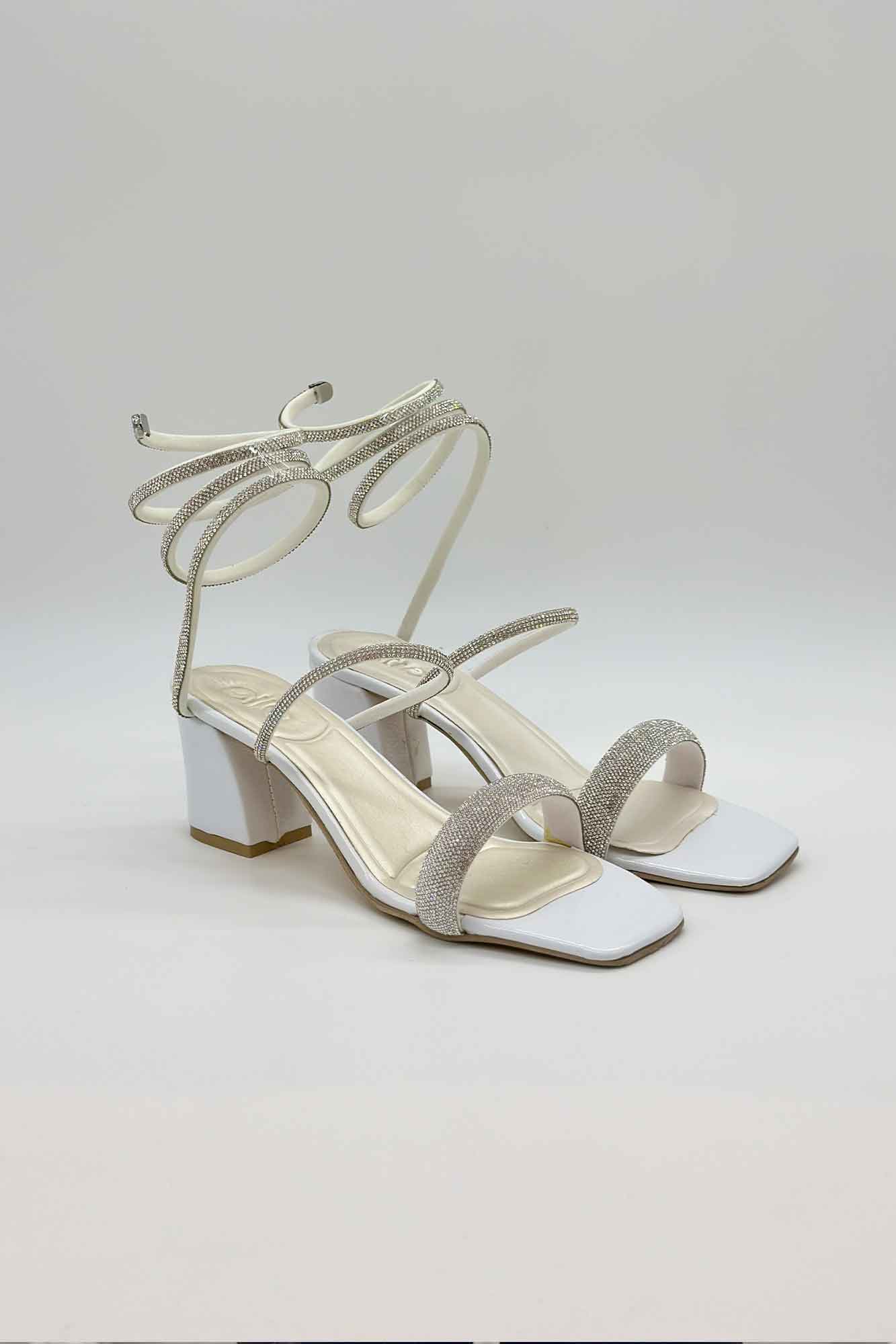 کفش مجلسی پاشته دار دور مچ نگینی 