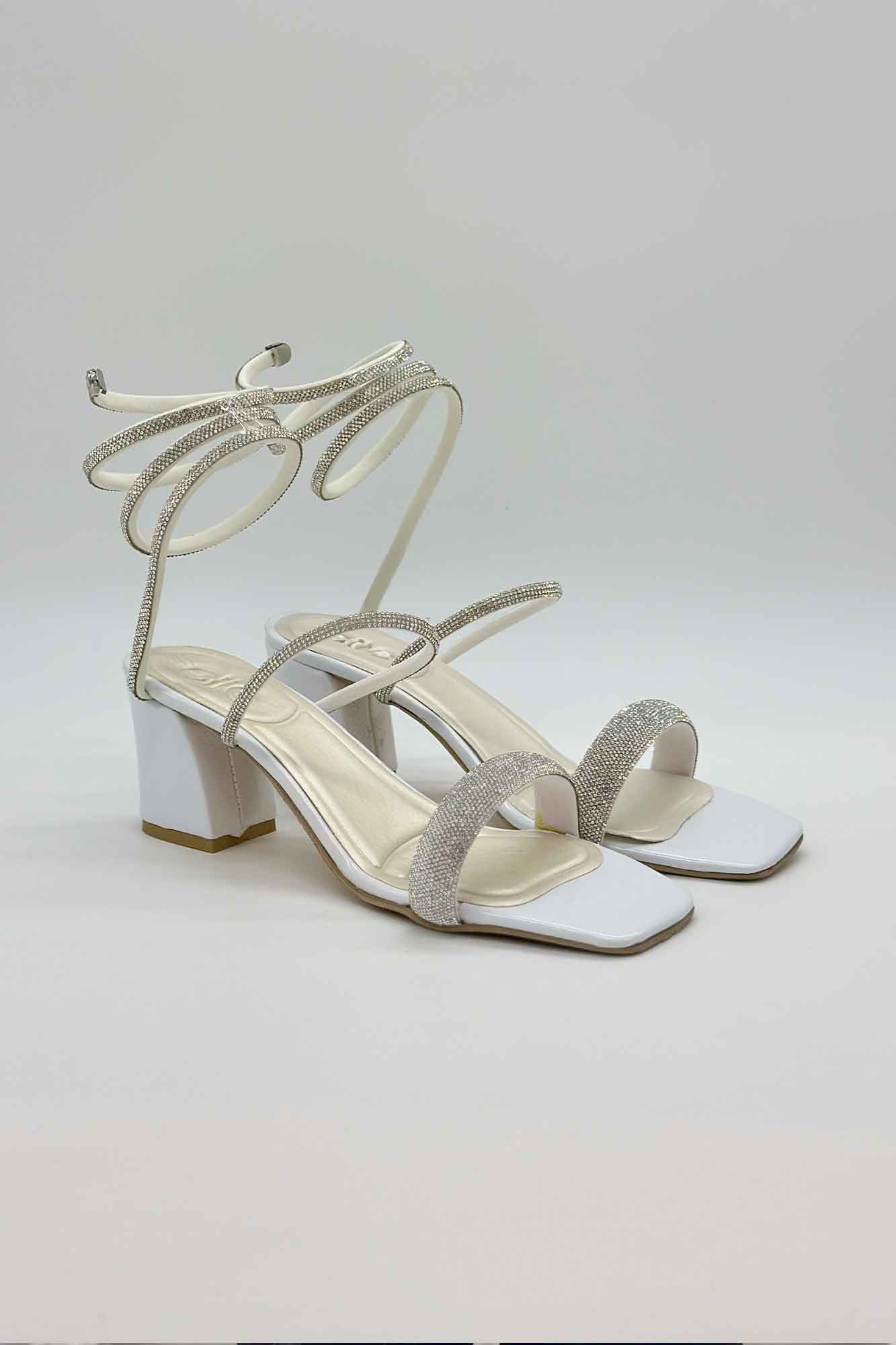 کفش مجلسی پاشته دار دور مچ نگینی 