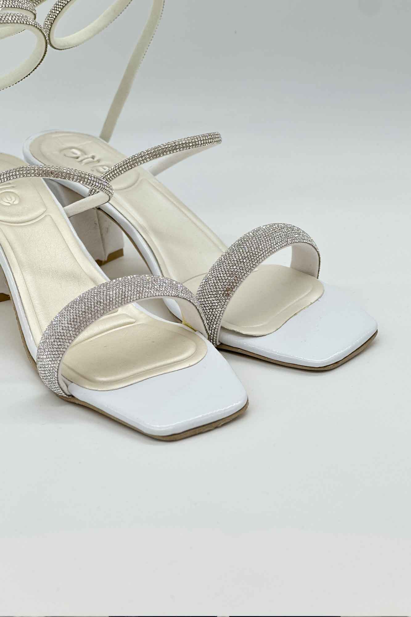 کفش مجلسی پاشته دار دور مچ نگینی 