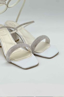 کفش مجلسی پاشته دار دور مچ نگینی 