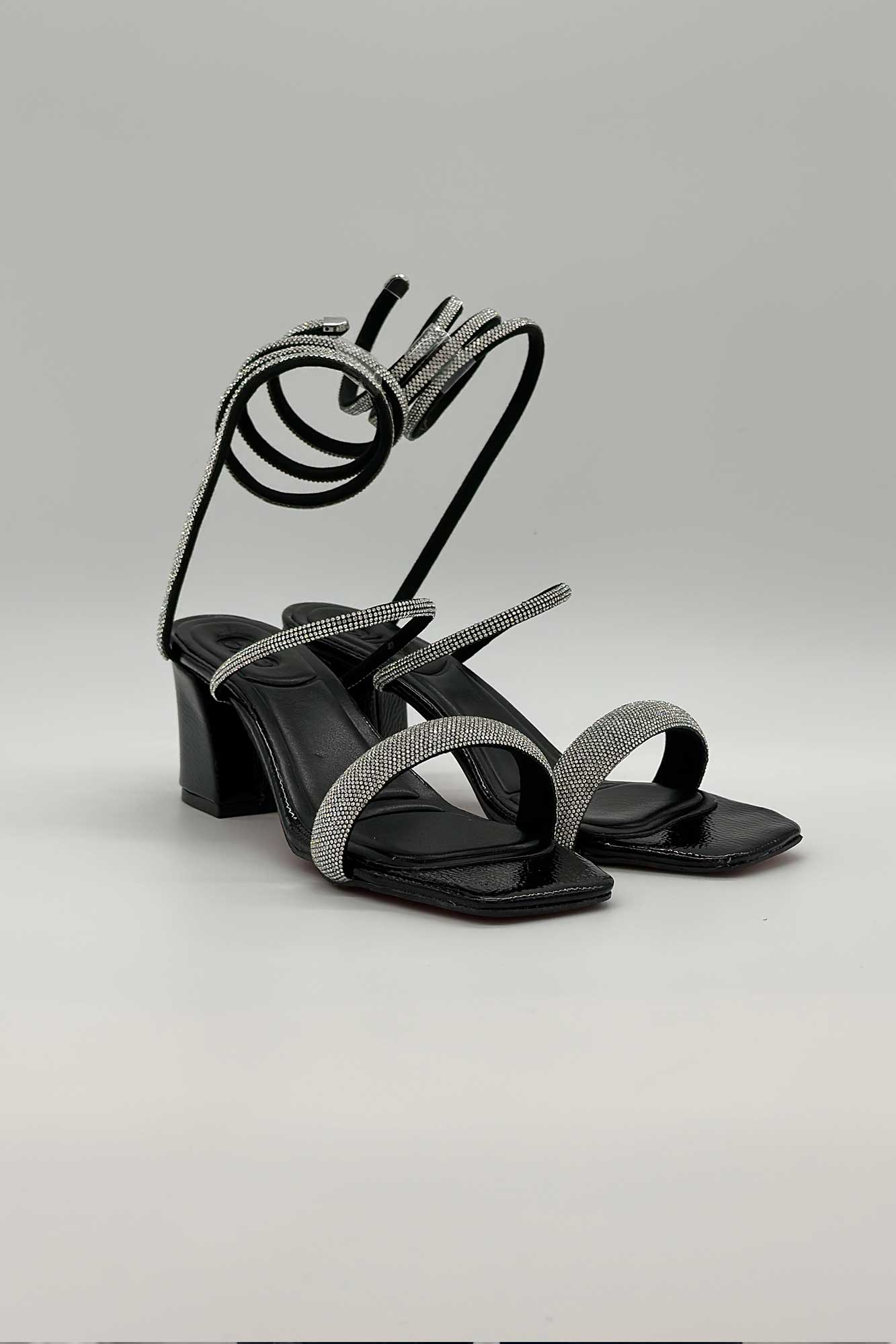 کفش مجلسی پاشته دار دور مچ نگینی 