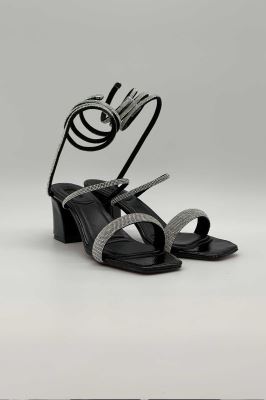 کفش مجلسی پاشته دار دور مچ نگینی 