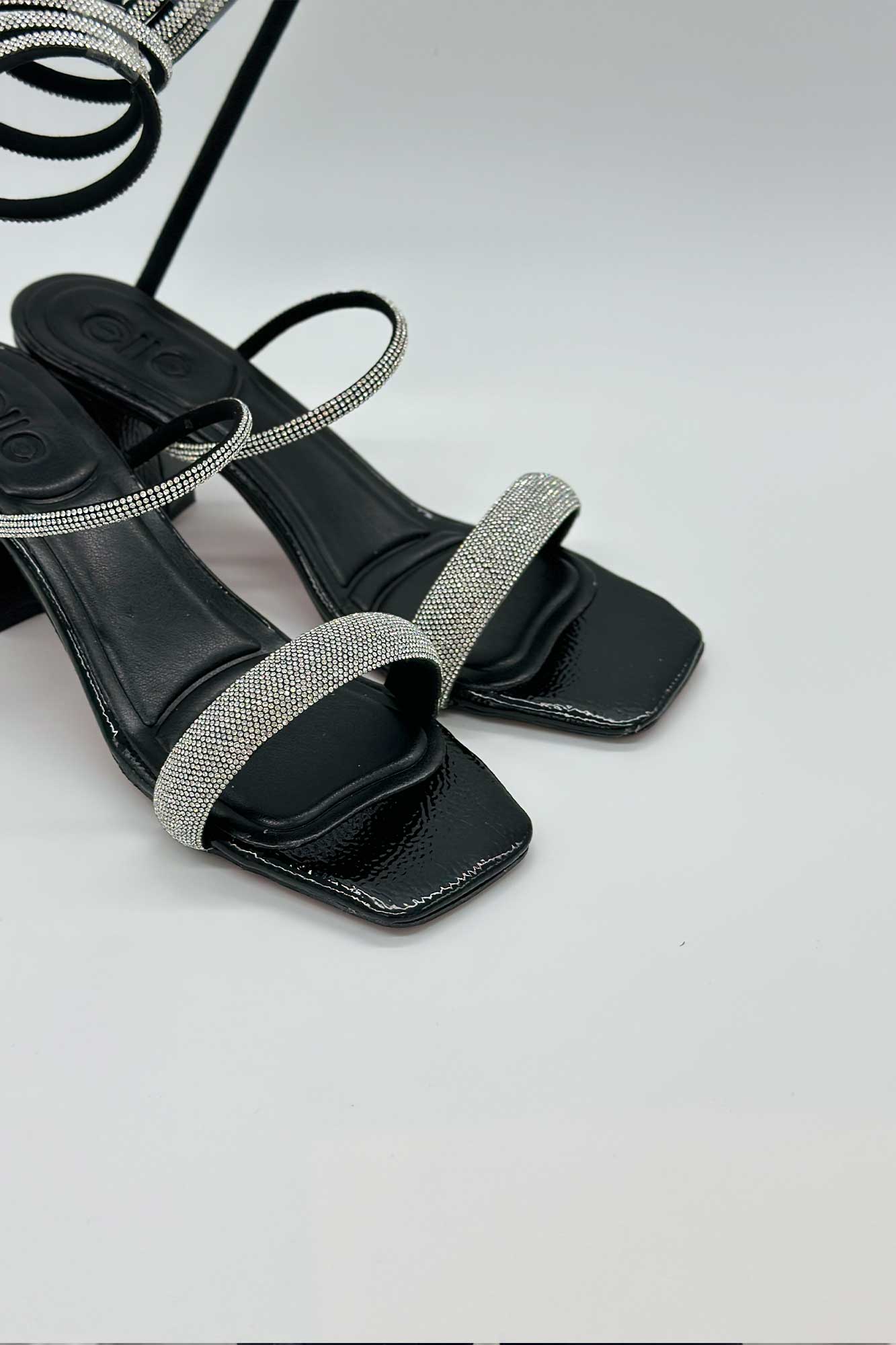 کفش مجلسی پاشته دار دور مچ نگینی 