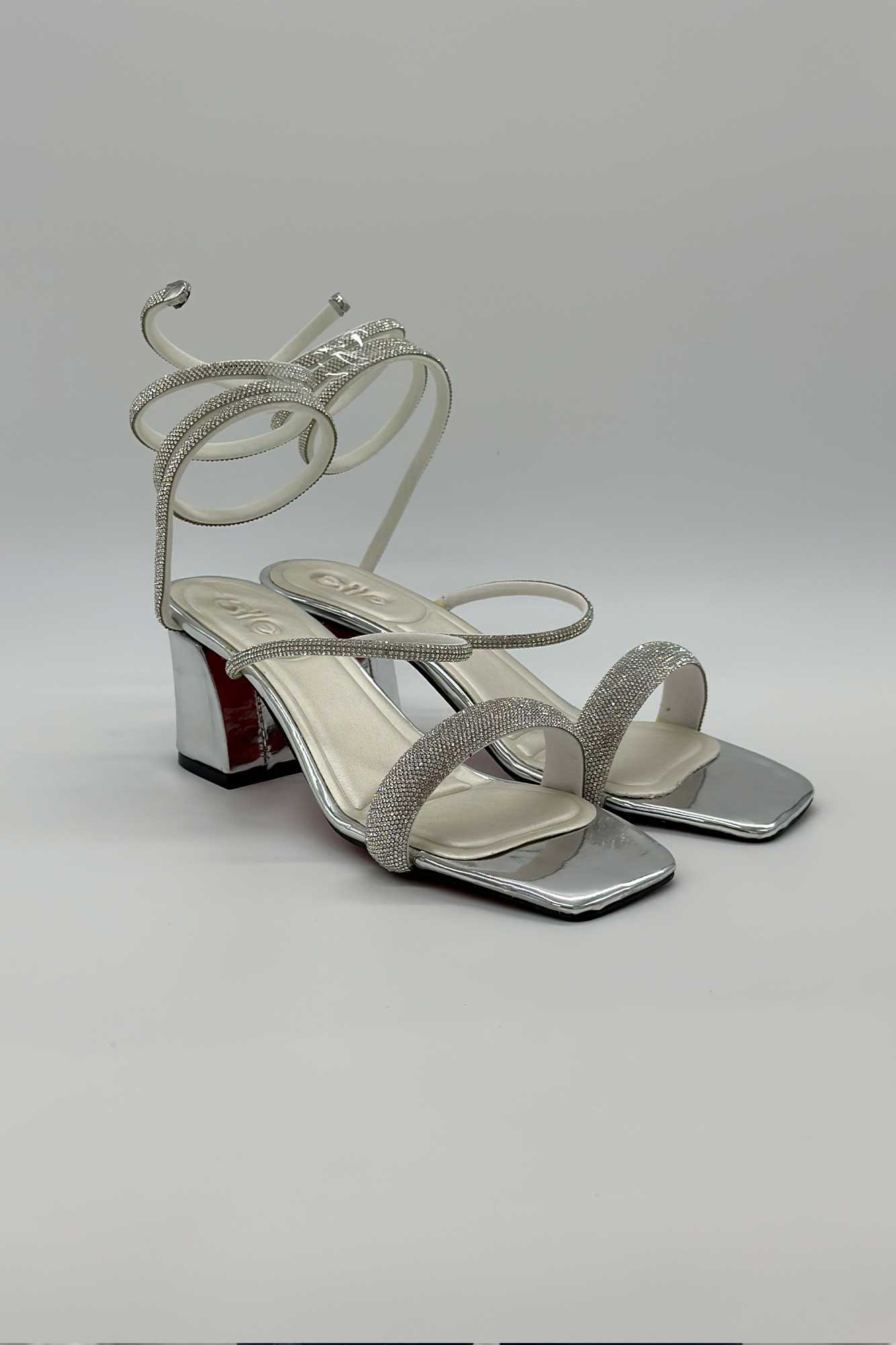 کفش مجلسی پاشته دار دور مچ نگینی 