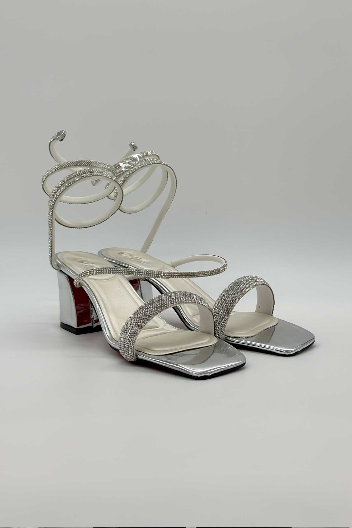 کفش مجلسی پاشته دار دور مچ نگینی 