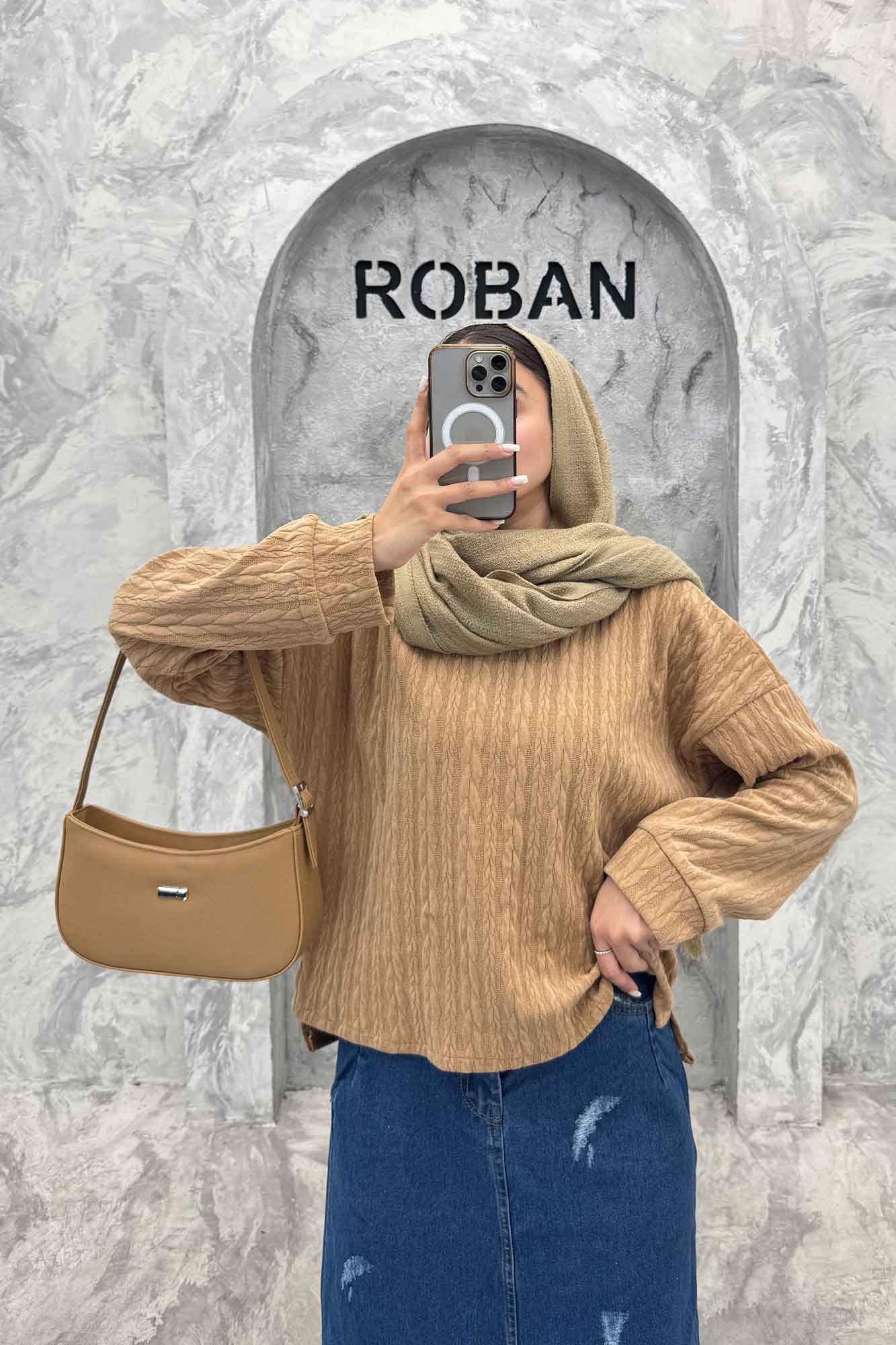 بلوز آستین بلند مراکشی