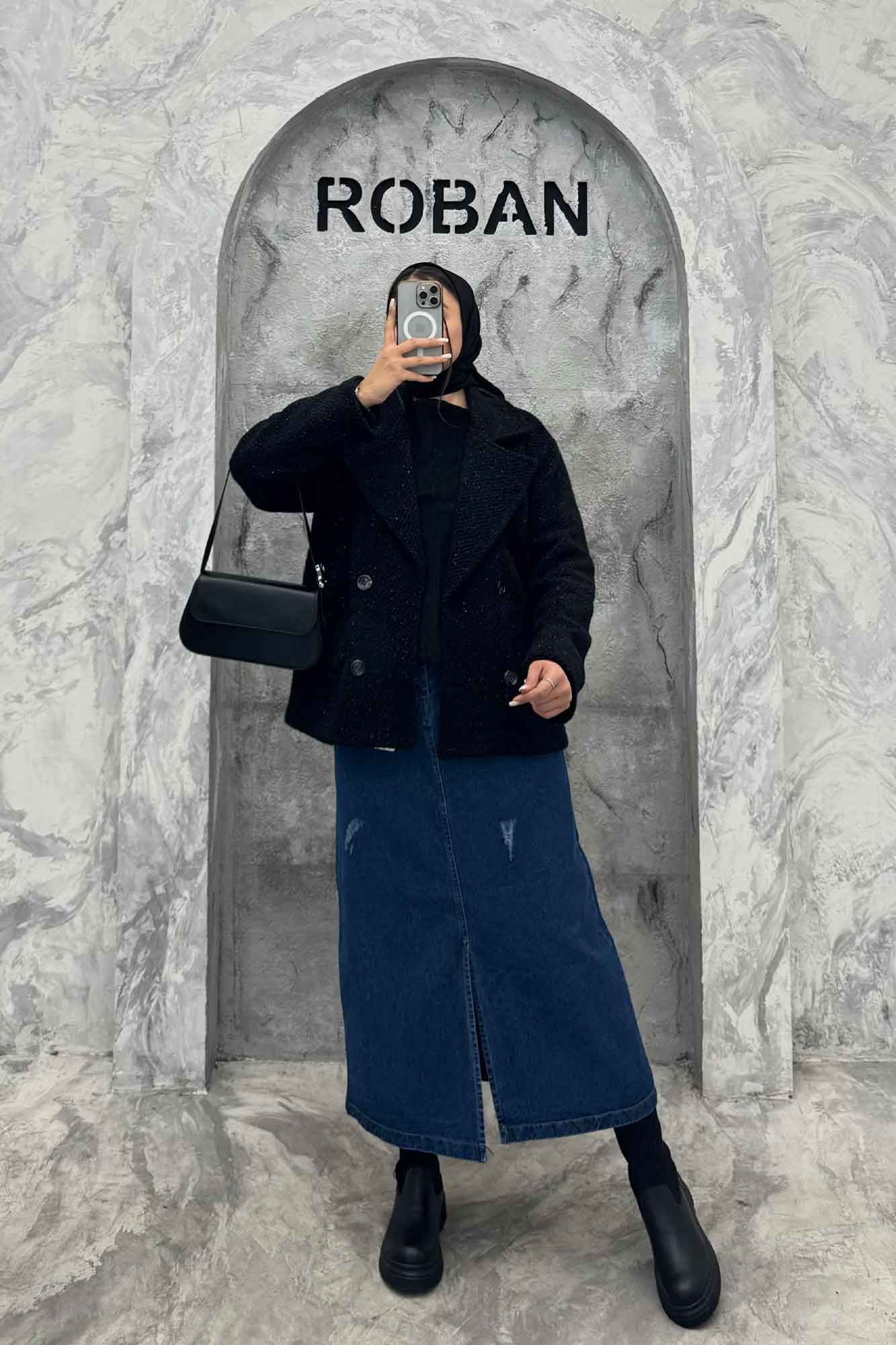 کت لمزرو آستردار 4 دکمه کارولین