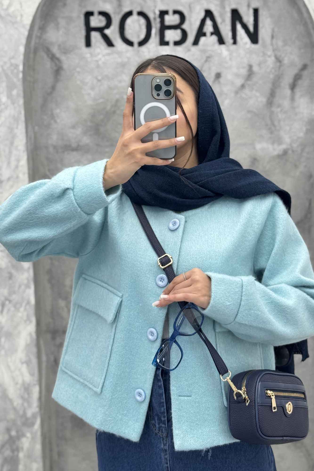 کت آستردار توییت پشمی دو جیب ژان