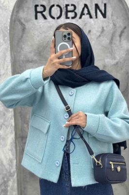 کت آستردار توییت پشمی دو جیب ژان