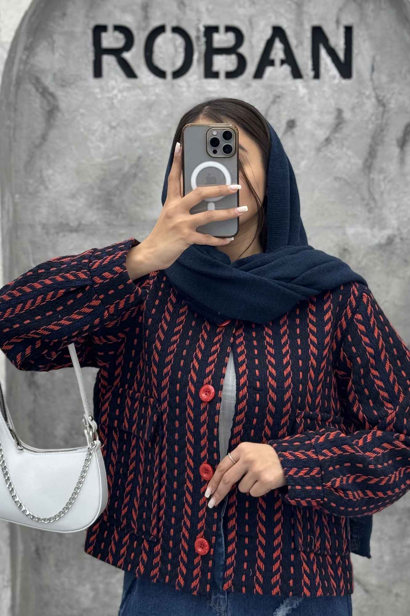 کت آستردار توییت پشمی دو جیب ژان