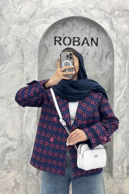 کت توییت پشمی یقه انگلیسی پهن آستردار NIL