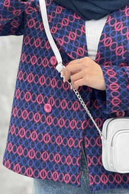 کت توییت پشمی یقه انگلیسی پهن آستردار NIL