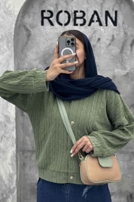 کت یقه گرد مراکشی سمن