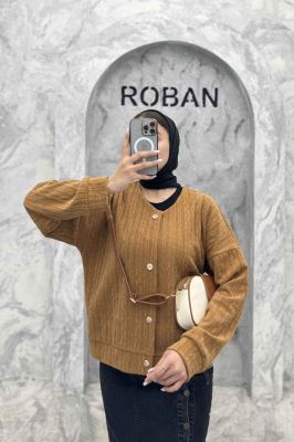 کت یقه گرد مراکشی سمن