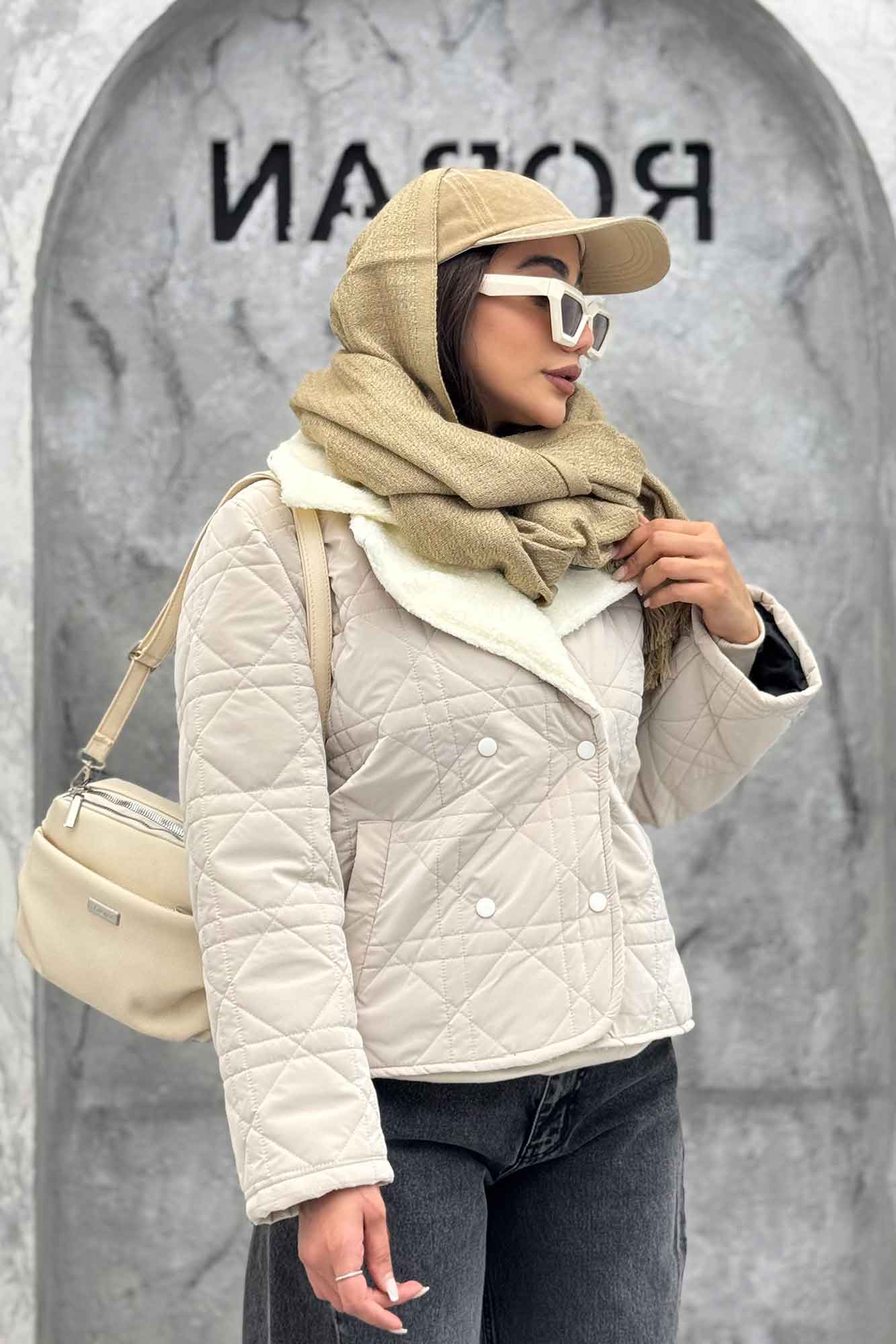 کاپشن سیلیکونی یقه تدی SG