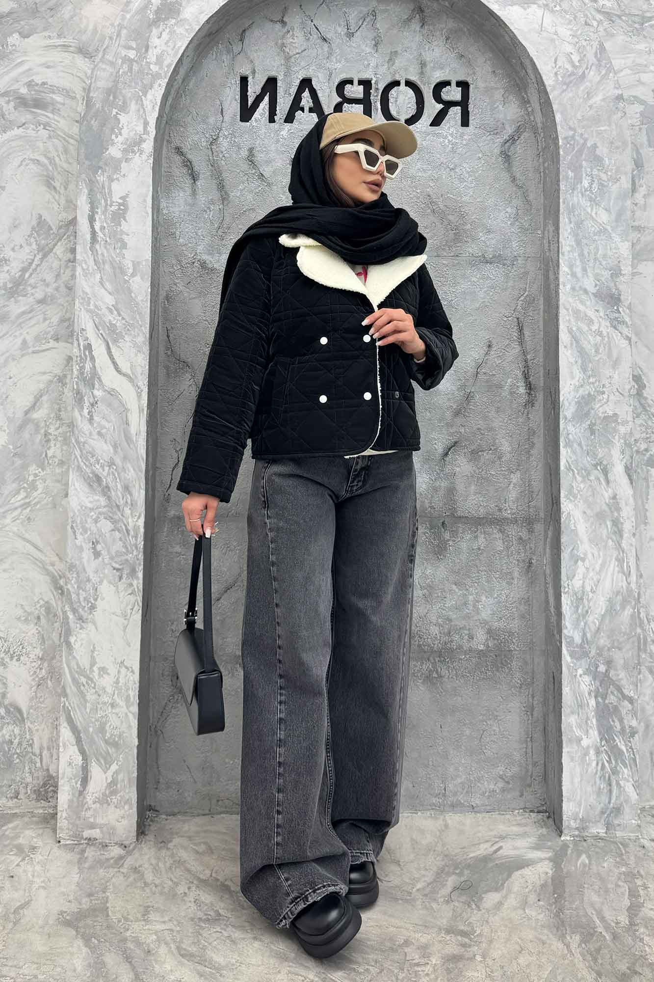 کاپشن سیلیکونی یقه تدی SG