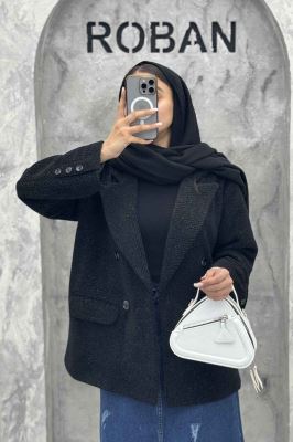 کت آستردار لمزور دو جیب 4 دکمه رومیسا