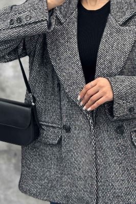 کت آستردار لمزور دو جیب 4 دکمه رومیسا