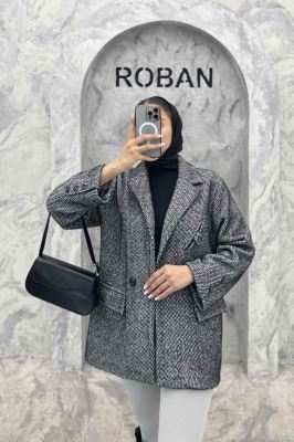 پالتو کتی لمزور آستردار دو دکمه HENRY