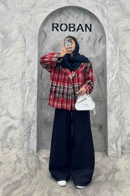 کت آستردار توییت پشمی 4 دکمه بریتنی