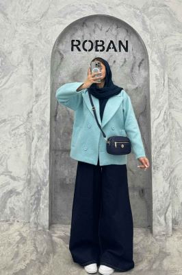 کت آستردار توییت پشمی 4 دکمه بریتنی